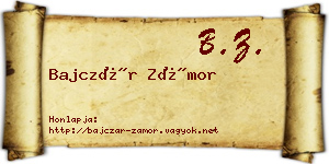 Bajczár Zámor névjegykártya
